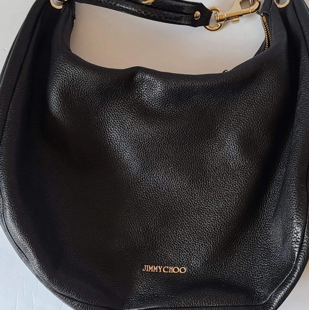 Jimmy Choo Black Large Handbag - Picture 1 of 14